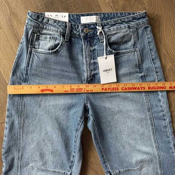 Vervet Blue Women's Kate Barrel Fit Jeans - Light Blue - Picture 15 of 16